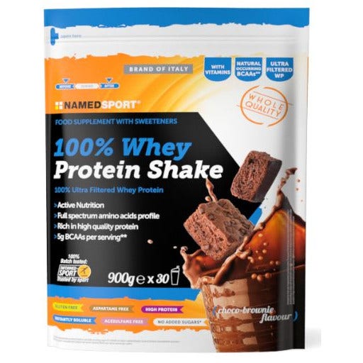100% WHEY PROTEIN SHAKE CHOCO BROWNIE 900 G - farmasorriso.com