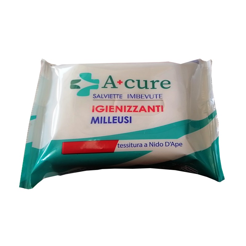 A+CURE IGIENIZZANTE SALVIETTE POP-UP 40 PEZZI - farmasorriso.com