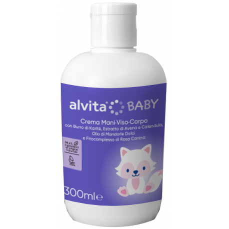 ALVITA BABY CREMA VISO-CORPO 300 ML - farmasorriso.com