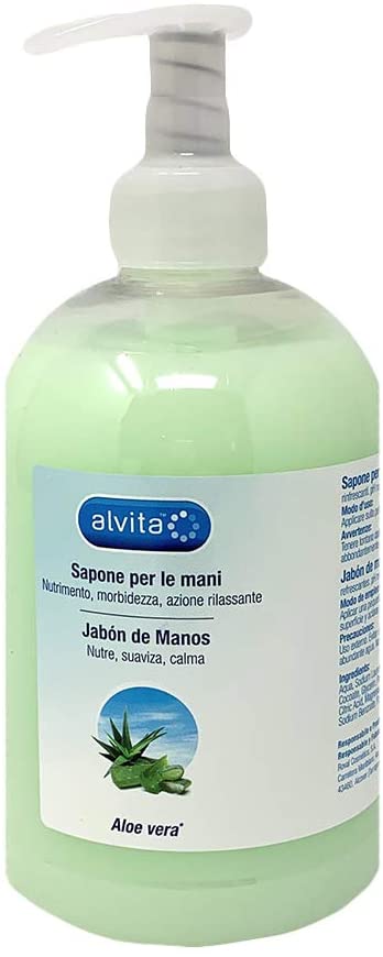 ALVITA SAPONE MANI ALOE VERA 500 ML - farmasorriso.com