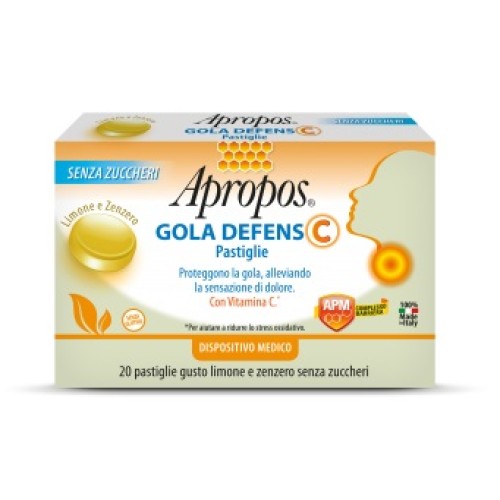 APROPOS VOX DEFENS PRO MIELE LIMONE 20 PASTIGLIE - farmasorriso.com