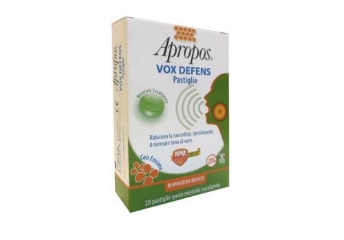 APROPOS GOLA DEFENS PRO 20 PASTIGLIE MENTOLO EUCALIPTO  - farmasorriso.com