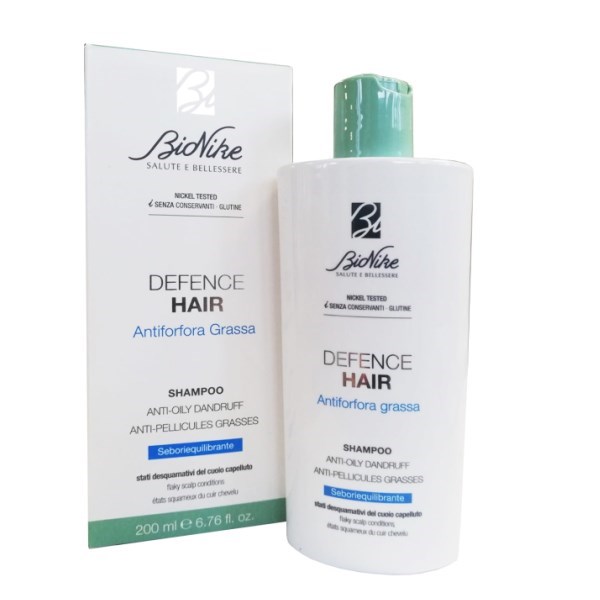 BIONIKE DEFENCE HAIR SHAMPOO ANTIFORFORA GRASSA 200 ML - farmasorriso.com