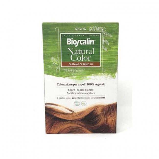 BIOSCALIN NATURAL COLOR CASTANO CARAMELLO 70 G - farmasorriso.com