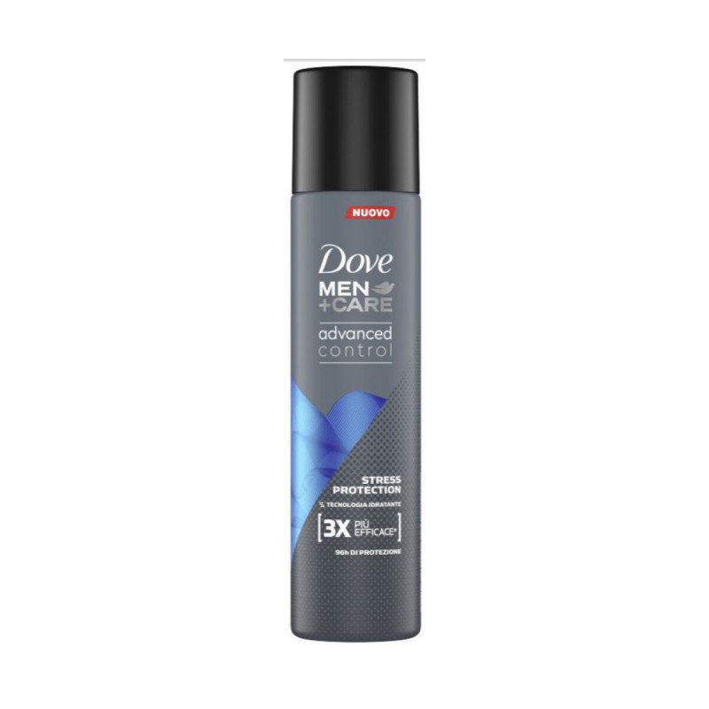 DOVE ADVANCE CONTROL MEN CARE STRESS PROTECTION SPRAY 100 ML - farmasorriso.com