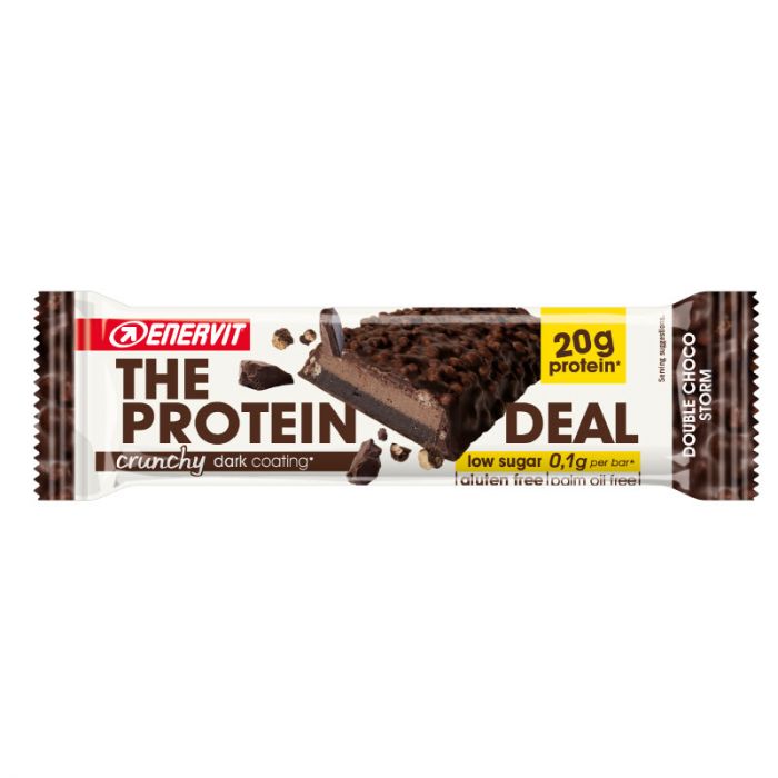 ENERVIT PROTEIN DEAL DOUBLE CHOCO STORM 55 G - farmasorriso.com