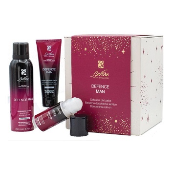 KIT NATALE 2022 DEFENCE MAN SAFE SHAVE 200 ML + SAFE BALM 75 ML + DRY TOUCH 50 ML - farmasorriso.com