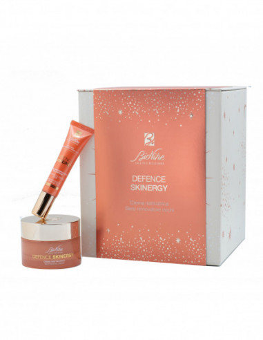 KIT NATALE 2022 DEFENCE SKINERGY SIERO RINNOVATORE OCCHI 15 ML + CREMA RIATTIVATRICE 50 ML - farmasorriso.com
