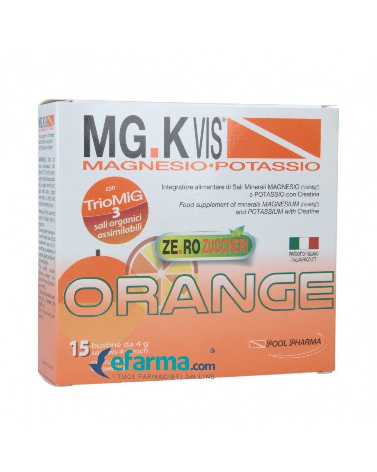 MGK VIS ORANGE ZERO ZUCCHERI 15 BUSTINE - farmasorriso.com