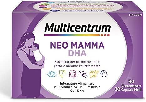 MULTICENTRUM NEO MAMMA DHA 30 COMPRESSE + 30 CAPSULE MOLLI - farmasorriso.com