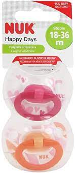 NUK SUCCHIETTO STAR DAY&NIGHT SILICONE 18-36M 2 PEZZI - farmasorriso.com