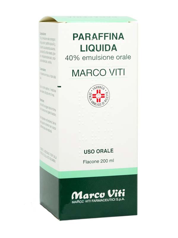 PARAFFINA LIQ MV*40% FL 200G - farmasorriso.com