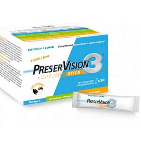 PRESERVISION 3 30 STICK OROSOLUBILI DA 2 G - farmasorriso.com