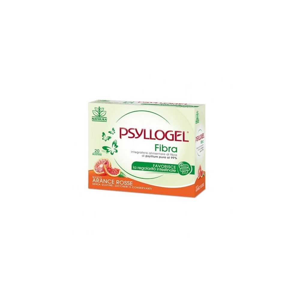 PSYLLOGEL FIBRA ARANCE ROSSE 20 BUSTINE - farmasorriso.com