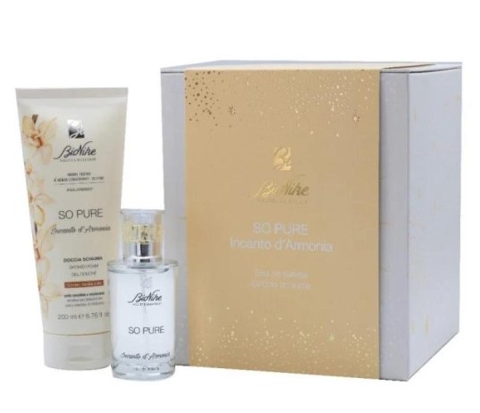 SO PURE INCANTO D'ARMONIA KIT NATALE 2022 1 SO PURE EAU DE TOILETTE INCANTO D'ARMONIA 50 ML + 1 SO PURE DOCCIA SCHIUMA INCANTO D'ARMONIA 200 ML - farmasorriso.com