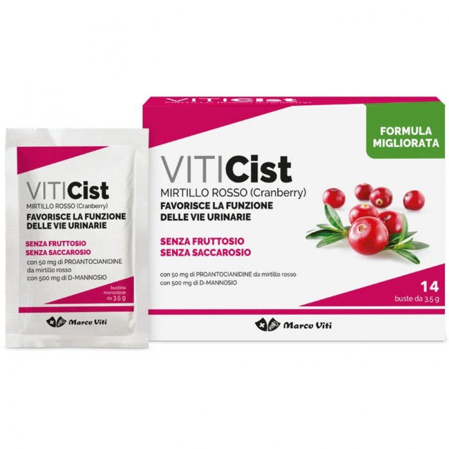 VITICIST MIRTILLO SENZA FRUTTOSIO 14 BUSTINE - farmasorriso.com