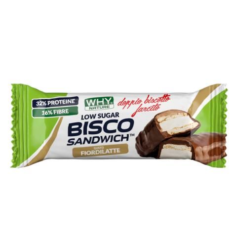 WHYNATURE BISCO SANDWICH FIORDILATTE 45 G - farmasorriso.com