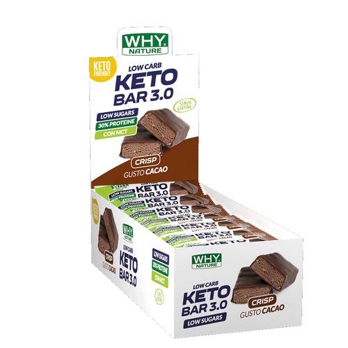 WHYNATURE KETO 3,0 CACAO CRISP 30 G - farmasorriso.com