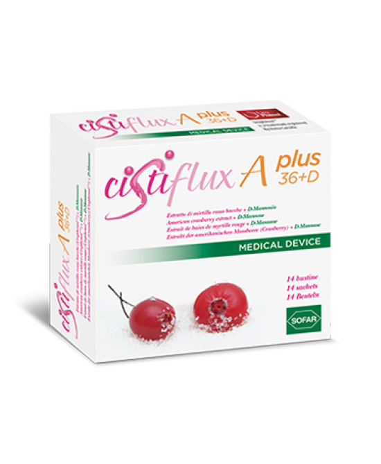 Sofar Cistiflux A Plus 36+D Integratore Alimentare 14 Bustine - farmasorriso.com