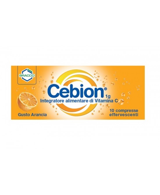 CEBION EFFERVESCENTE VIT C SENZA ZUCCHERO 10 COMPRESSE - farmasorriso.com
