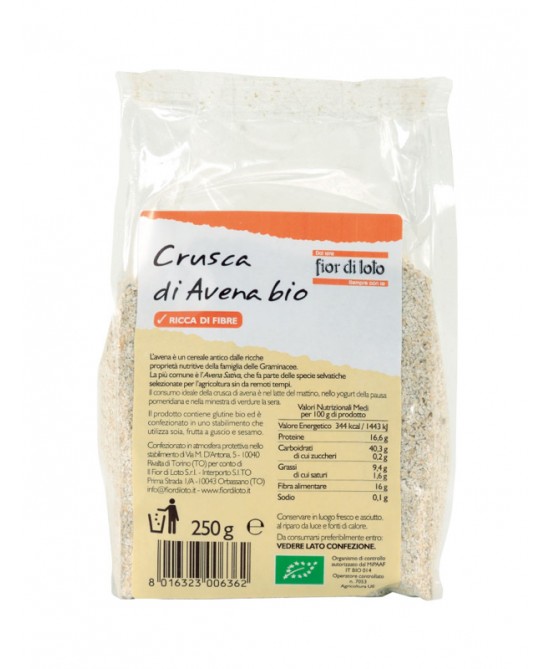 CRUSCA AVENA BIO 250 G - farmasorriso.com