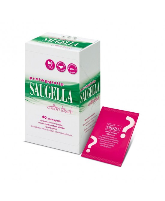 SAUGELLA ASSORBENTI PROTEGGISLIP 40 PEZZI TAGLIO PREZZO - farmasorriso.com
