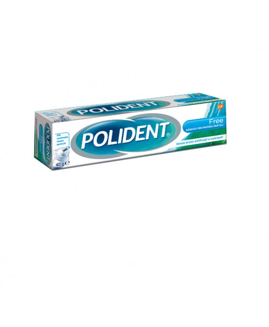 POLIDENT FREE ADESIVO PER PROTESI DENTARIA 40 G - farmasorriso.com