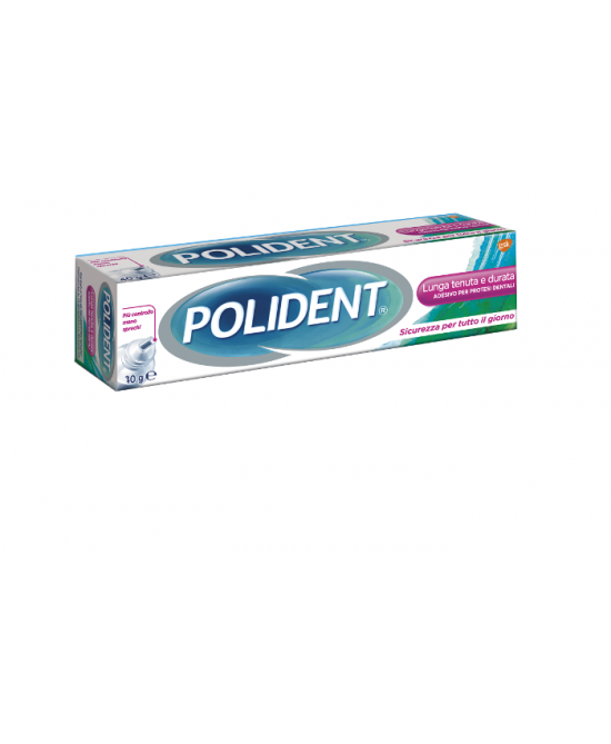 ADESIVO PROTESI DENTALI POLIDENT LUNGA TENUTA 70 G - farmasorriso.com
