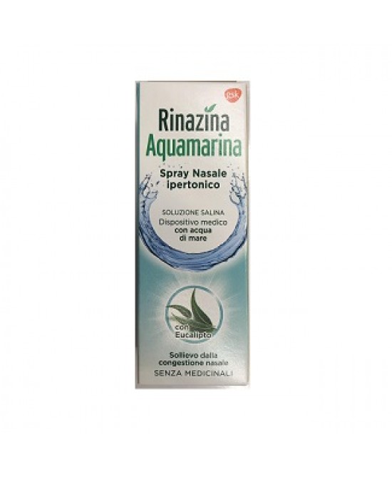 RINAZINA AQUAMARINA SPRAY NASALE IPERTONICO CON EUCALIPTO 20 ML - farmasorriso.com