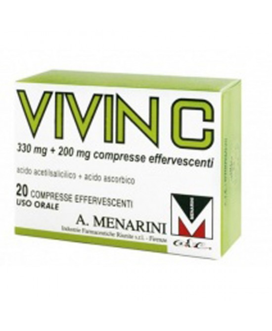 VIVIN C*20CPR EFF 330MG+200MG - farmasorriso.com