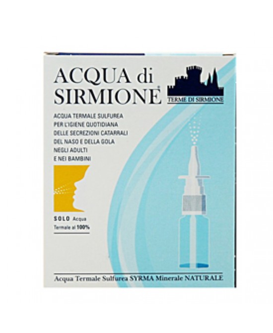 ACQUA SIRMIONE MINERALE NATURALE 6 FIALE 15 ML - farmasorriso.com
