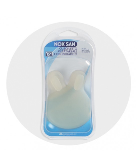 NOK SAN GEL CUSCINETTO METATARSALE CON INFRADITO S/M - farmasorriso.com