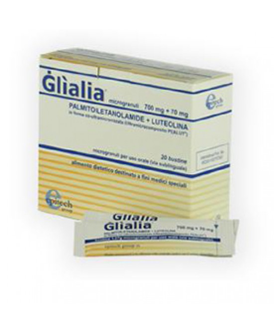 GLIALIA 700MG + 70MG MICROGRANULI USO ORALE VIA SUBLINGUALE 20 BUSTINE 1,27 G - farmasorriso.com