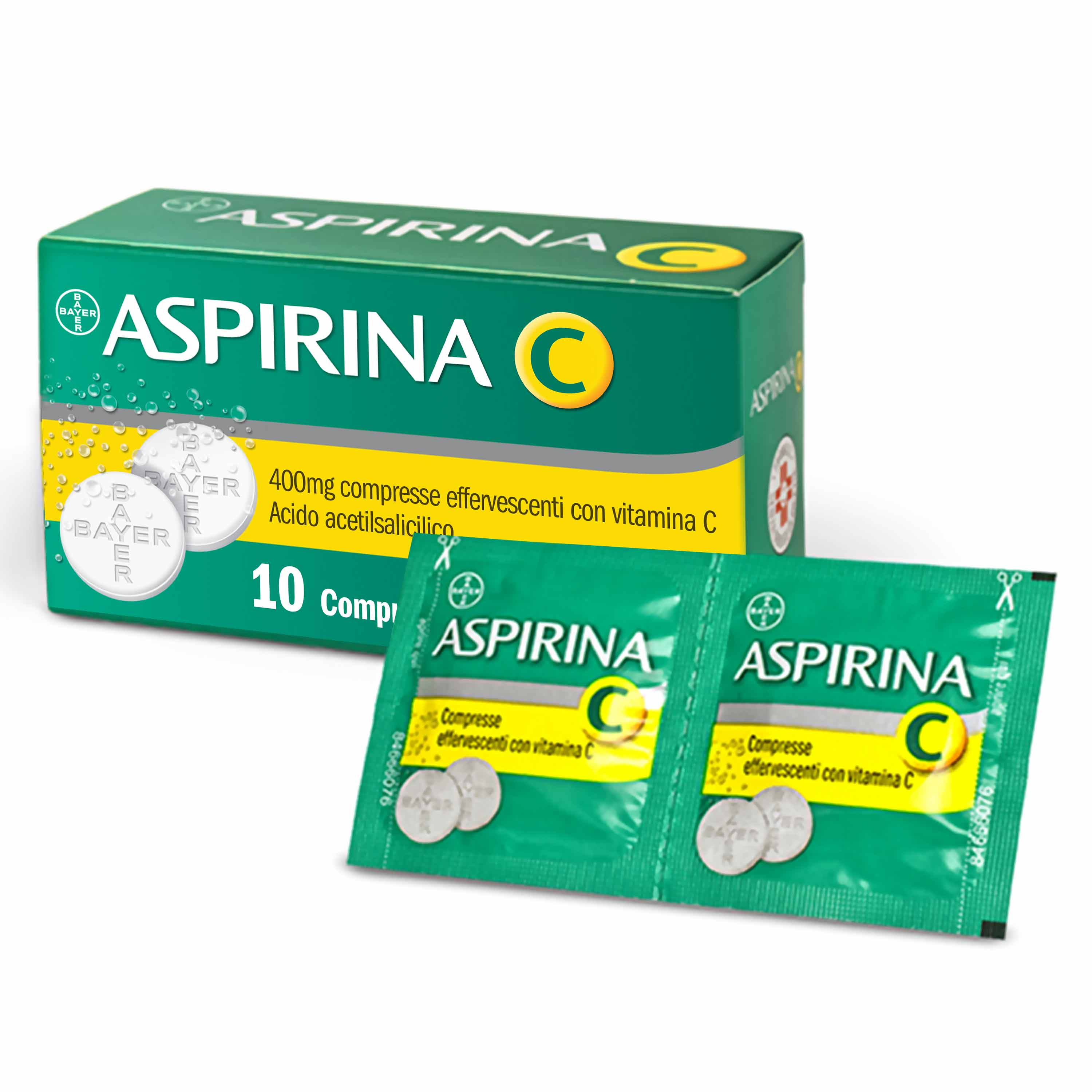 ASPIRINA C*10CPR EFF 400+240MG - farmasorriso.com