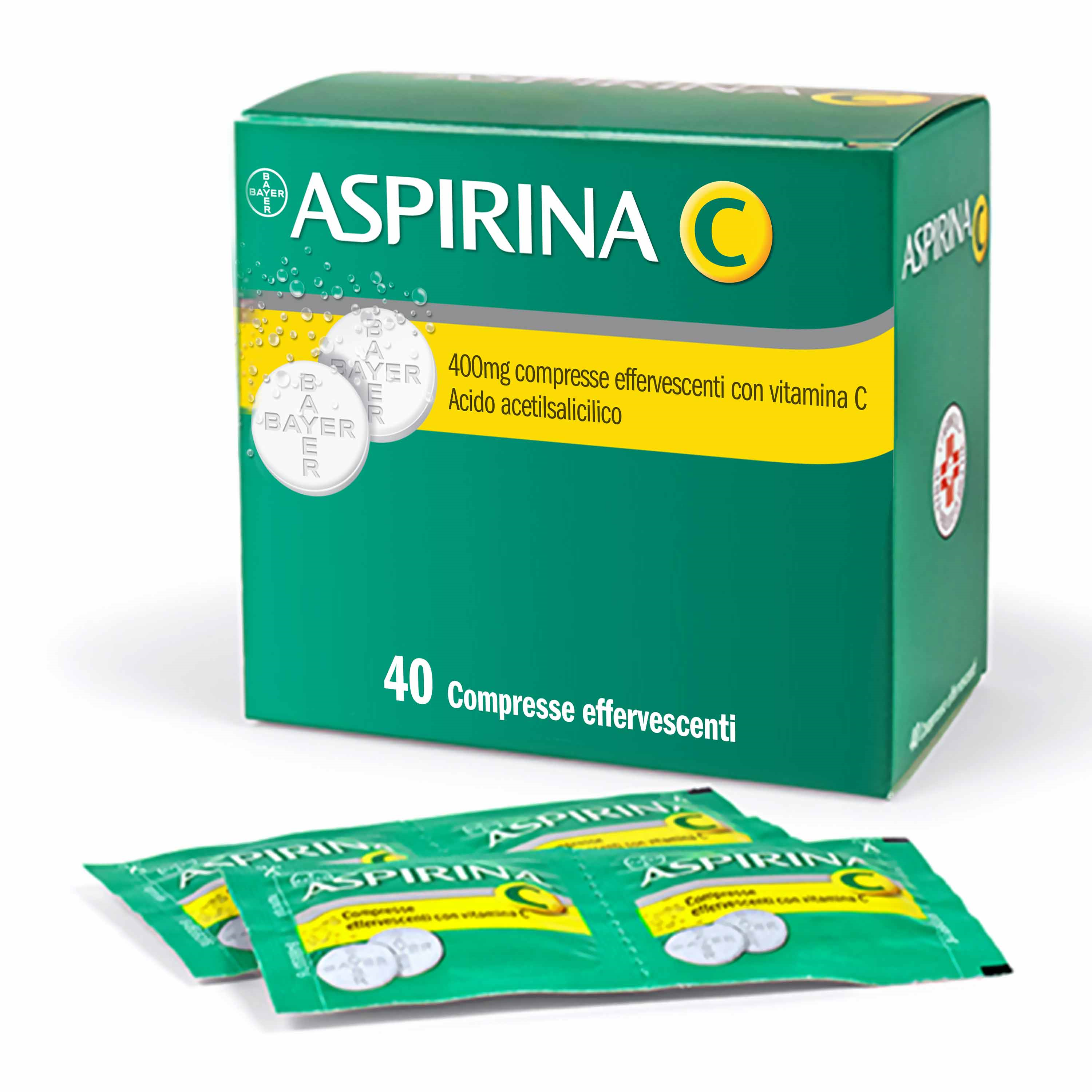 ASPIRINA C*40CPR EFF 400+240MG - farmasorriso.com