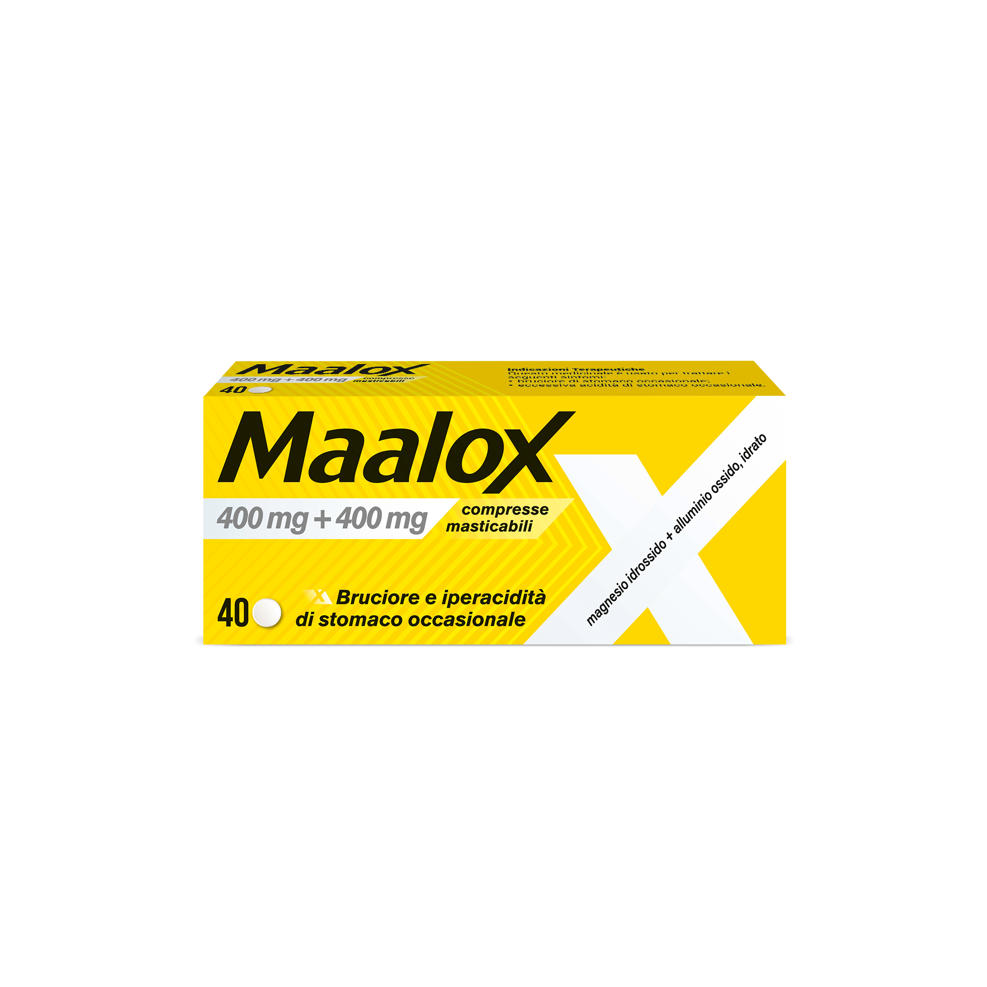 MAALOX*40CPR MAST 400MG+400MG - farmasorriso.com