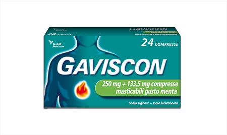 GAVISCON*24CPR MENT250+133,5MG - farmasorriso.com
