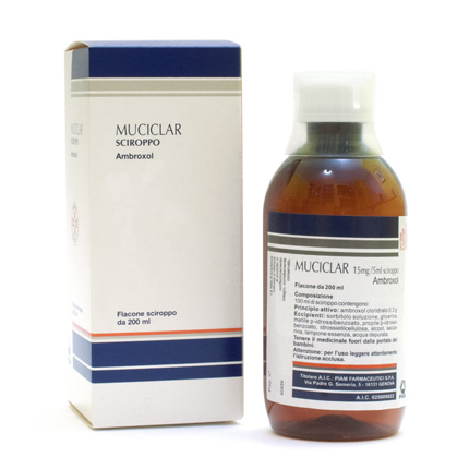 MUCICLAR*SCIR 200ML 15MG/5ML - farmasorriso.com