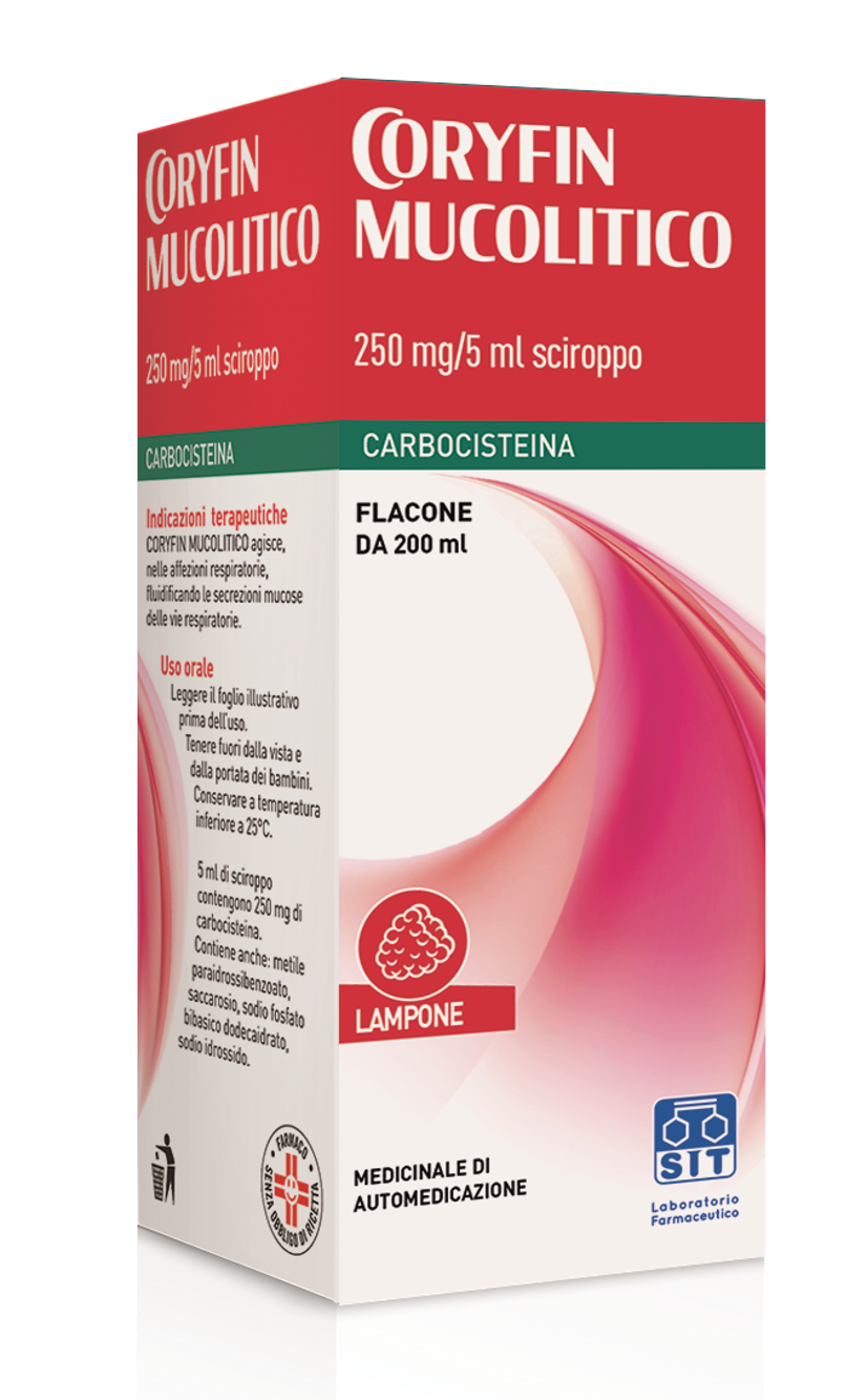 CORYFIN MUCOLITICO*SCIR 200ML - farmasorriso.com