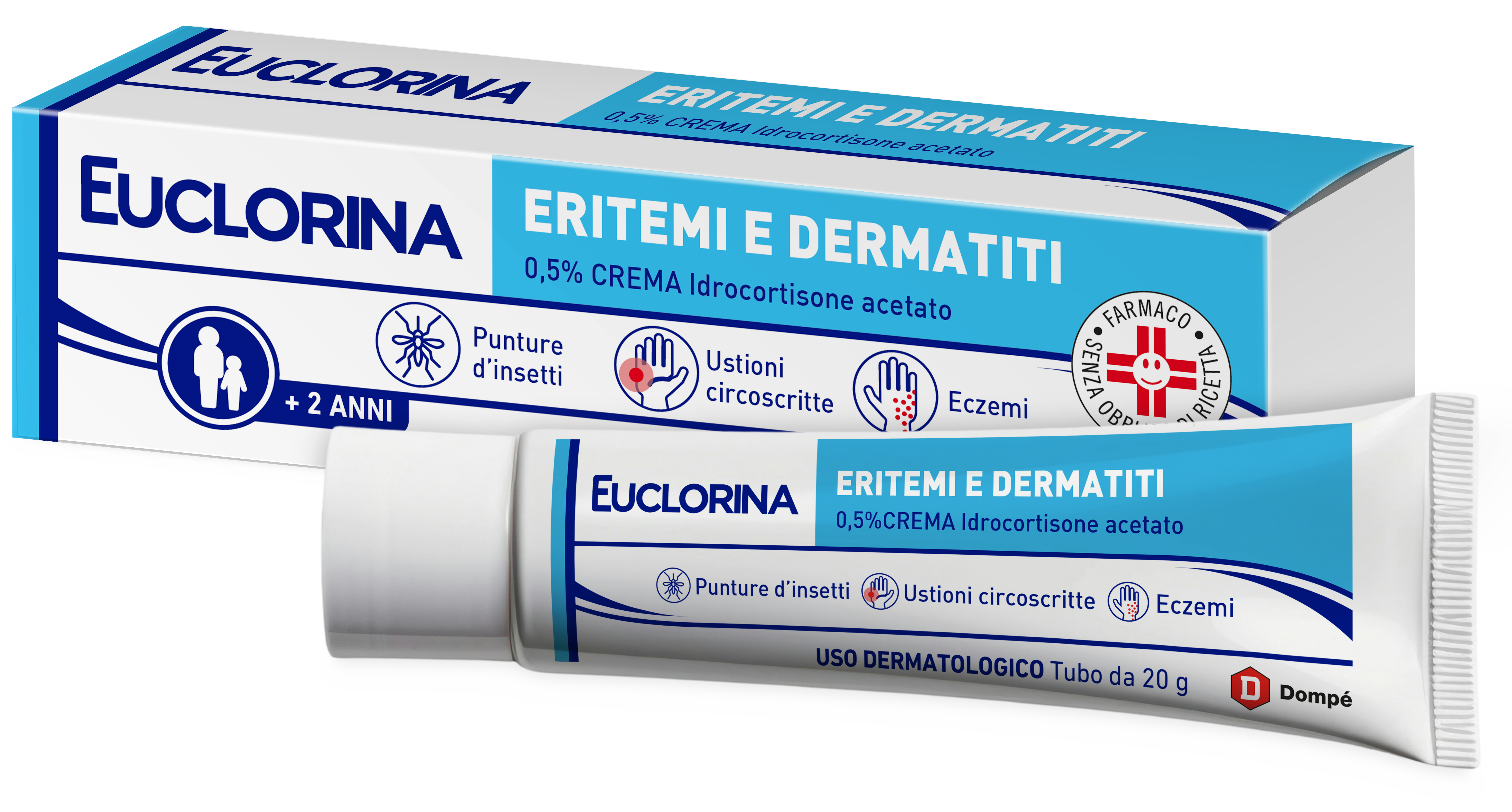 EUCLORINA ERITEMI*CR 20G 0,5% - farmasorriso.com