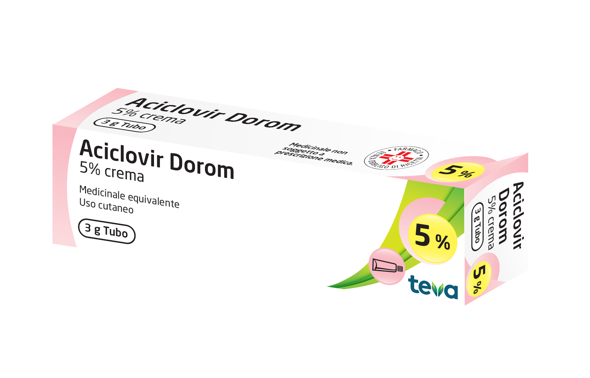 ACICLOVIR DOROM*CREMA 3G 5% - farmasorriso.com