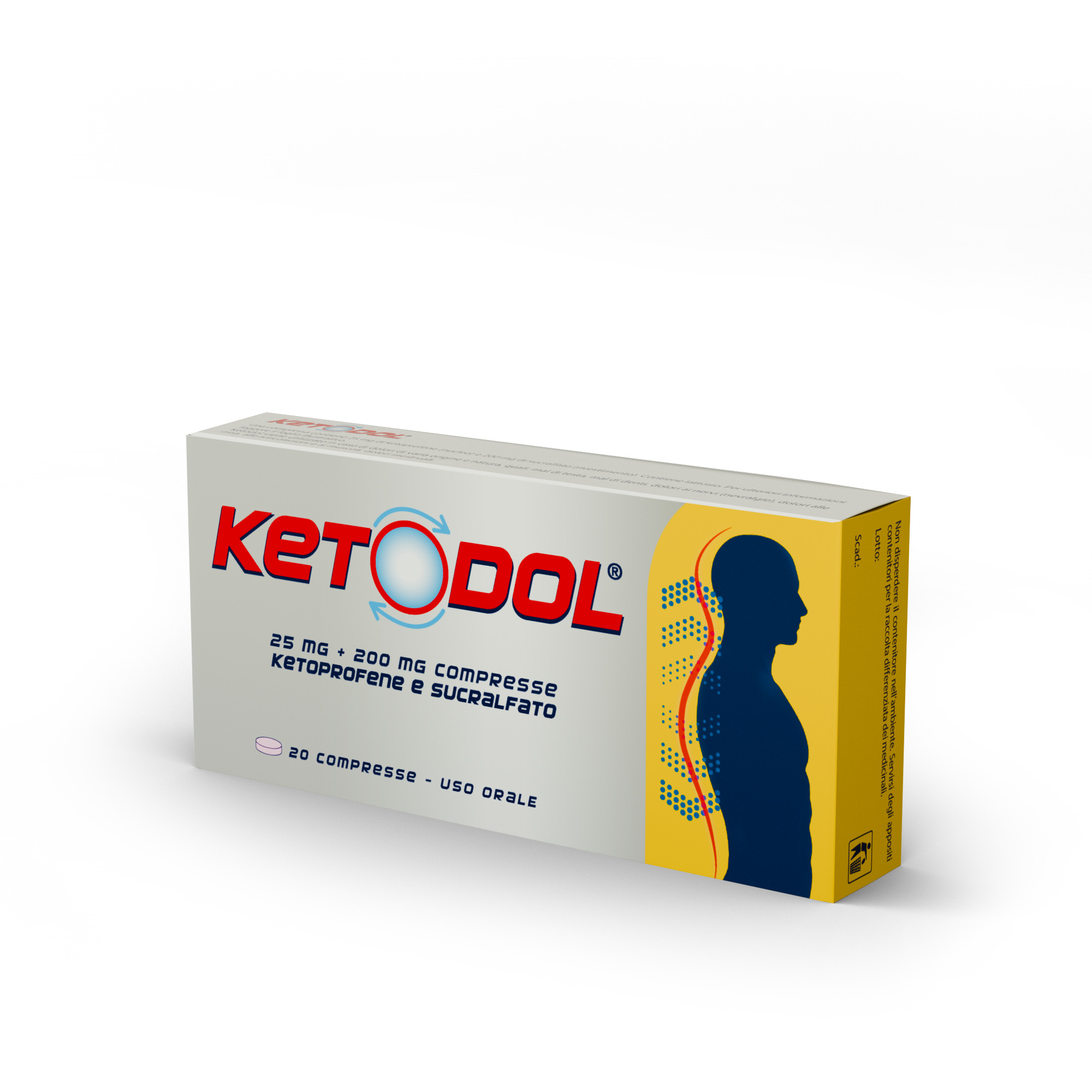 KETODOL*20CPR 25MG+200MG - farmasorriso.com