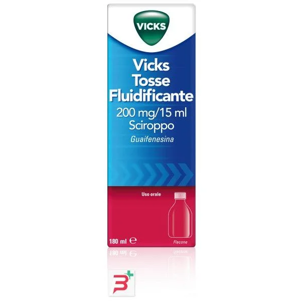 VICKS TOSSE FLUIDIF*FL 180ML - farmasorriso.com