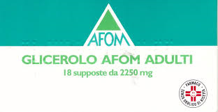 GLICEROLO AFOM*AD 18SUPP2250MG - farmasorriso.com