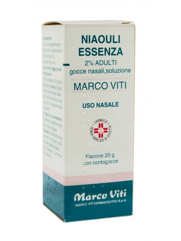NIAOULI ESSENZA MV*2% GTT 20G - farmasorriso.com