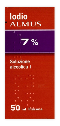 IODIO ALMUS*50ML 7%+5% - farmasorriso.com