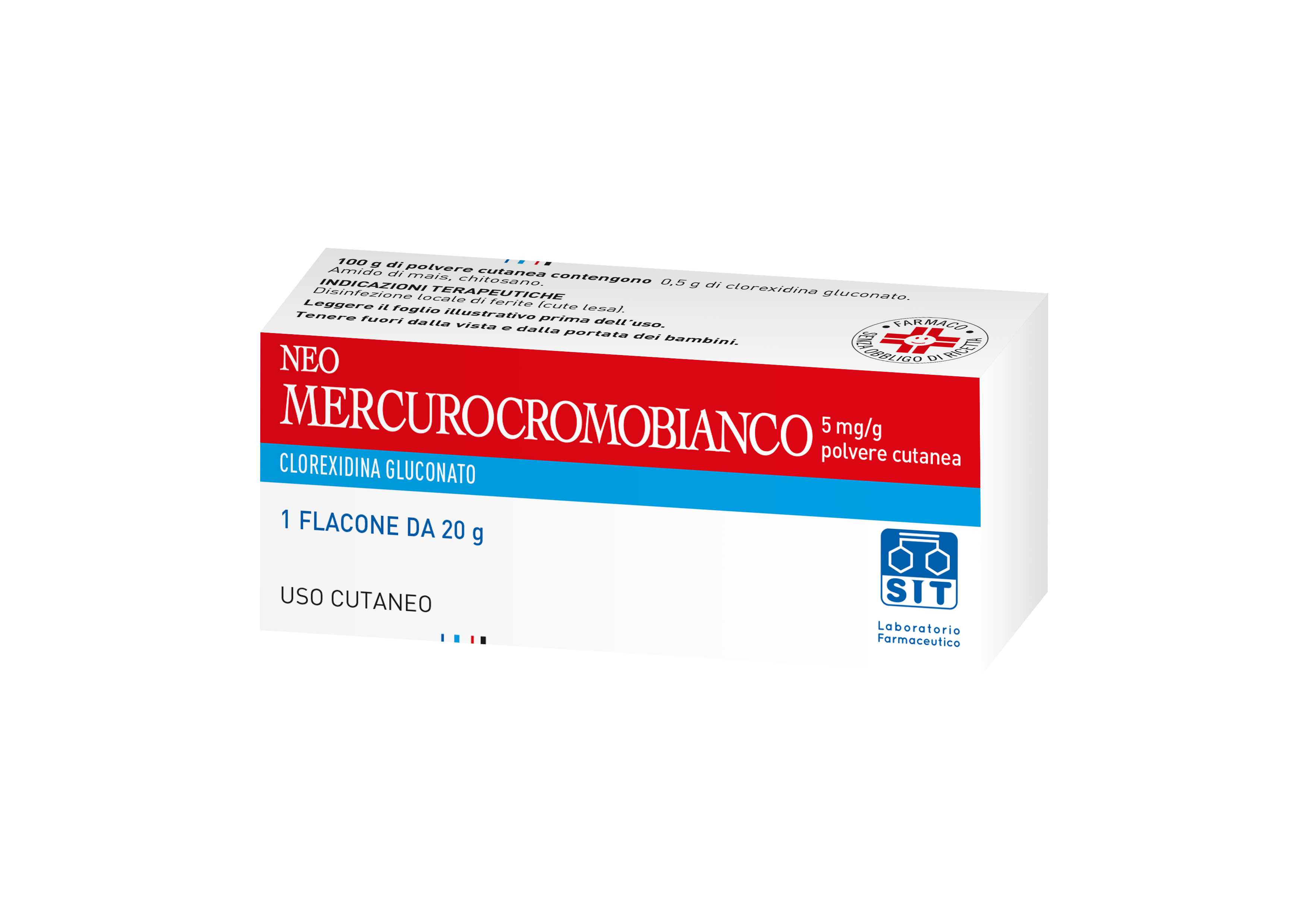 NEOMERCUROCROMO BIANCO*POLV20G - farmasorriso.com
