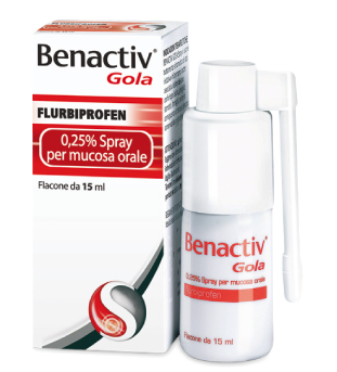 BENACTIV GOLA*SPRAY 15ML 0,25% - farmasorriso.com