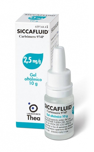 SICCAFLUID*GEL OFT 10G 2,5MG/G - farmasorriso.com