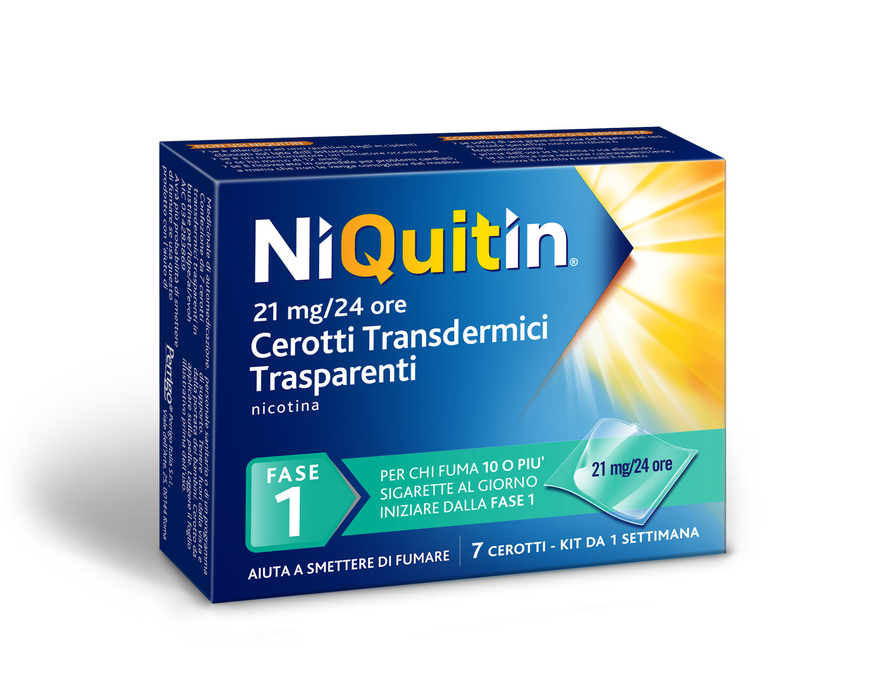 NIQUITIN*7CER TRANSD 21MG/24H - farmasorriso.com